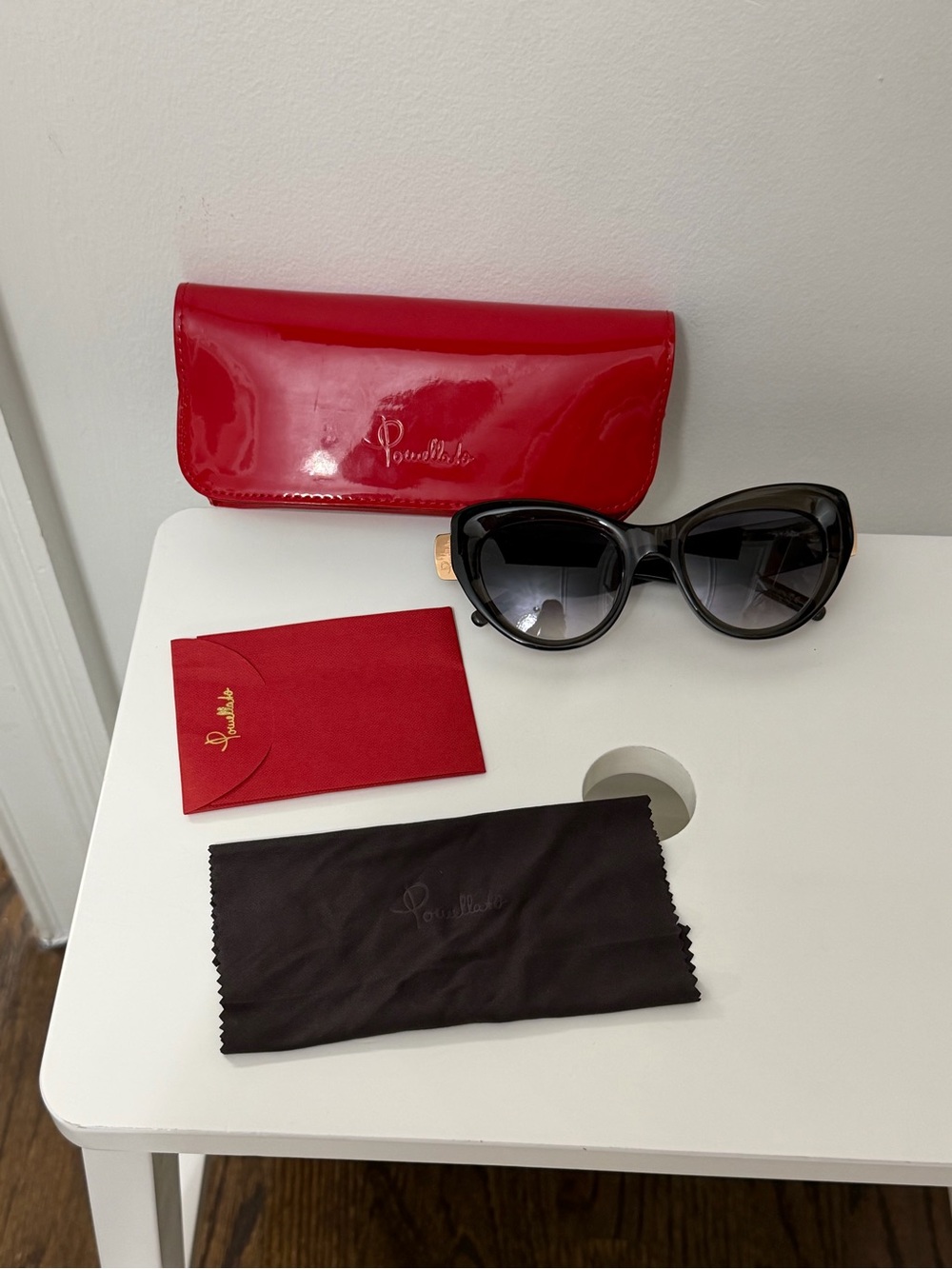Pomellato PM0043S Oversized Cat Eye Sunglasses NEW with Case